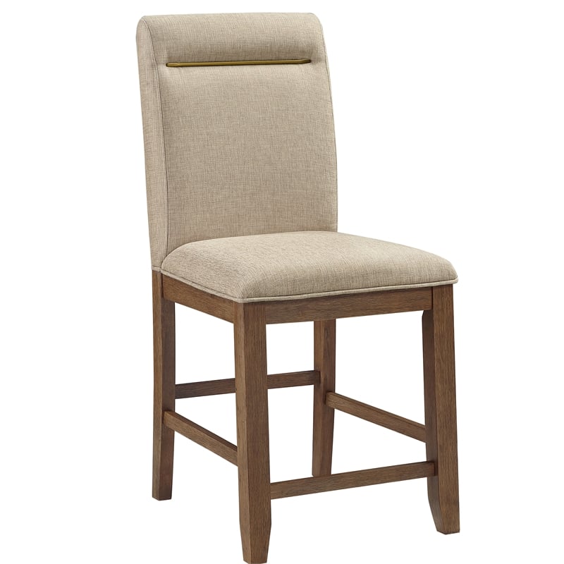 Steve Silver Garland 7pc Counter Dining Set in Brown