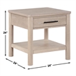 Steve Silver Gabby 3-Piece Coffee & End Table Set in Brown
