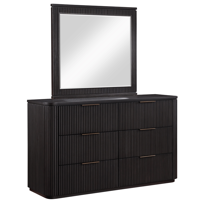 Steve Silver Henry 4pc King Bedroom Set in Espresso