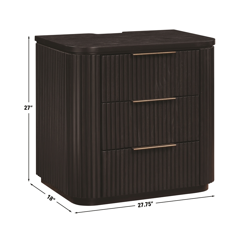 Steve Silver Henry 4pc King Bedroom Set in Espresso