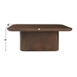 Steve Silver Hunter 3pc Coffe & End Table Set in Brown