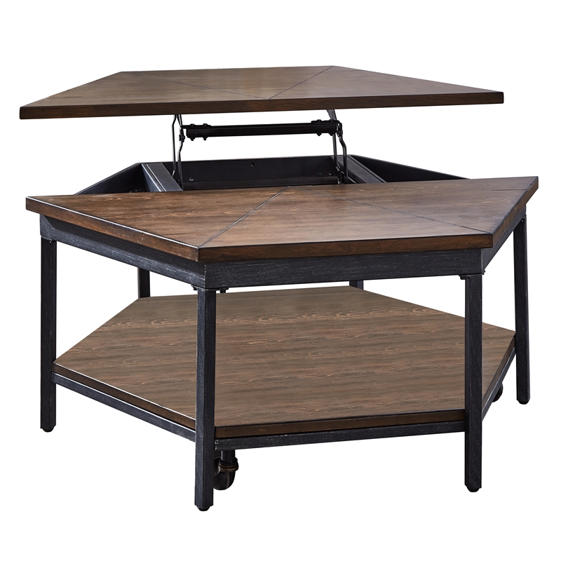Steve Silver Ultimo 3PC Coffee Table Set in Brown