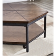 Steve Silver Ultimo 3PC Coffee Table Set in Brown