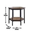 Steve Silver Ultimo 3PC Coffee Table Set in Brown