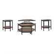 Steve Silver Ultimo 3PC Coffee Table Set in Brown