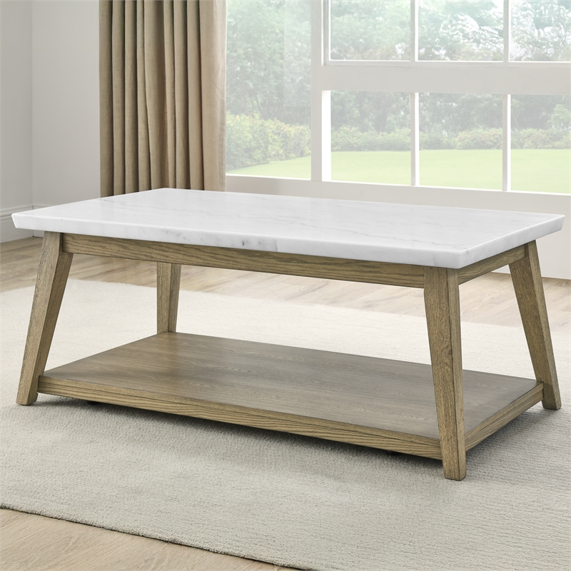 Steve Silver Vida 3PK Coffee & End Table Set in Brown