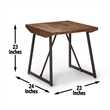 Steve Silver Walden 3PC Coffee Table Set in Brown