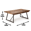 Steve Silver Walden 3PC Coffee Table Set in Brown