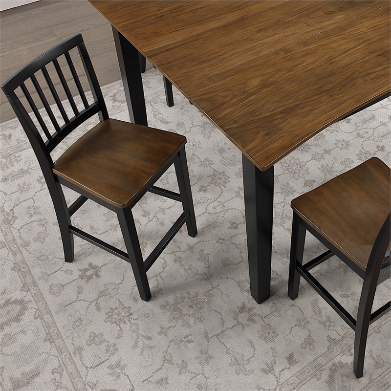 Steve Silver Joplin 5PC Counter Dining Set in Brown