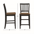 Steve Silver Joplin 5PC Counter Dining Set in Brown