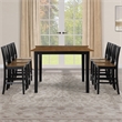 Steve Silver Joplin 7PC Counter Dining Set in Brown
