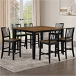 Steve Silver Joplin 7PC Counter Dining Set in Brown