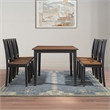 Steve Silver Joplin 7PC Dining Set with 6 Chairs in Brown