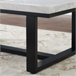 Steve Silver Lucca White Marble 3 Piece Coffee & End Table Set Set