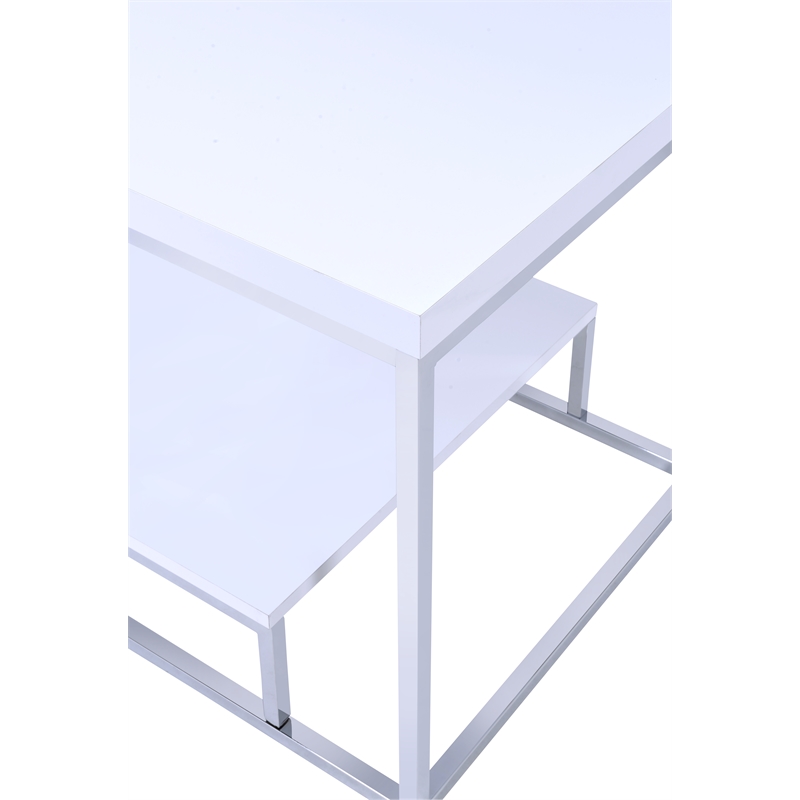 Steve Silver Lucia 3pc Coffee Table Set in White