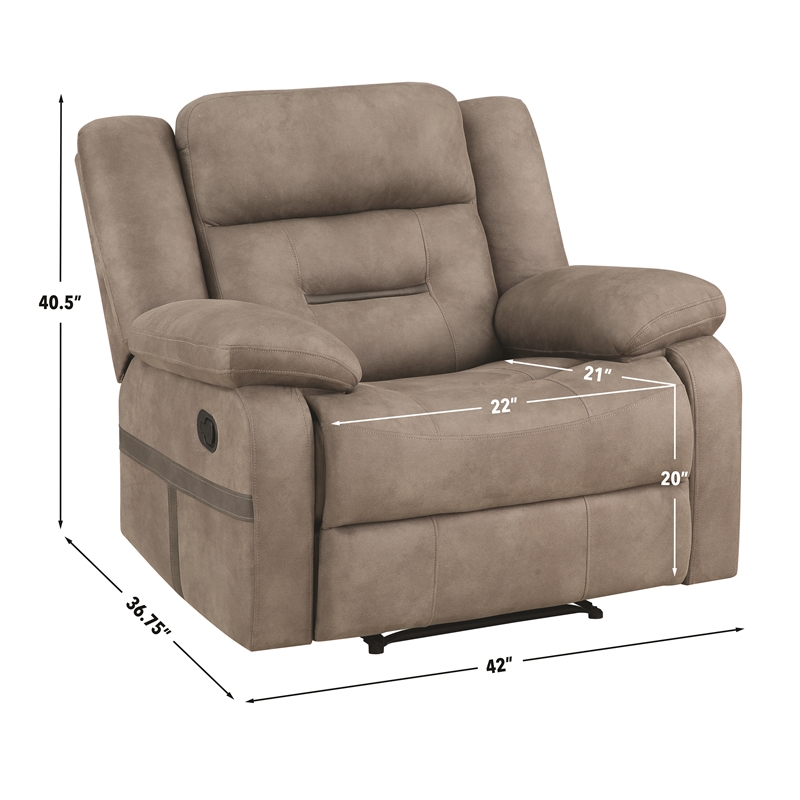 Steve Silver Abilene Tan 3pc Upholstery Sofa Set