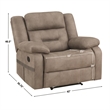 Steve Silver Abilene Tan 3pc Upholstery Sofa Set