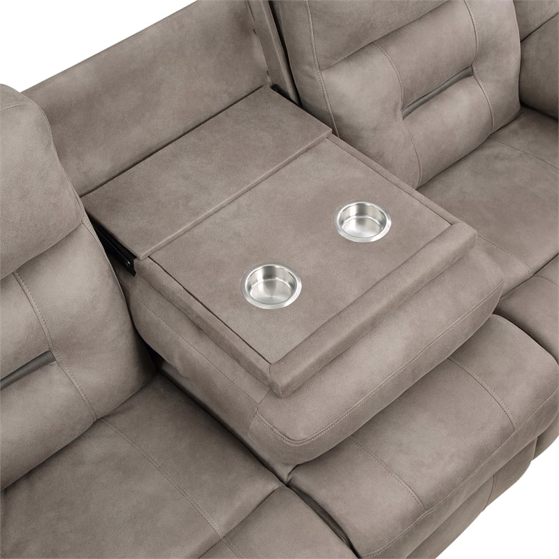 Steve Silver Abilene Tan 3pc Upholstery Sofa Set