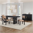 Steve Silver Aubrey Black 5pc Dining Set