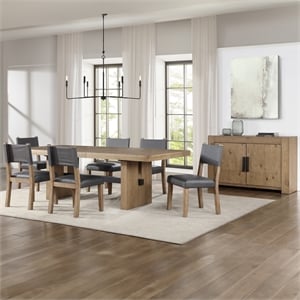 Steve Silver Aubrey Brown 7pc Dining Set