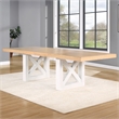 Steve Silver Magnolia Dining Table in Brown