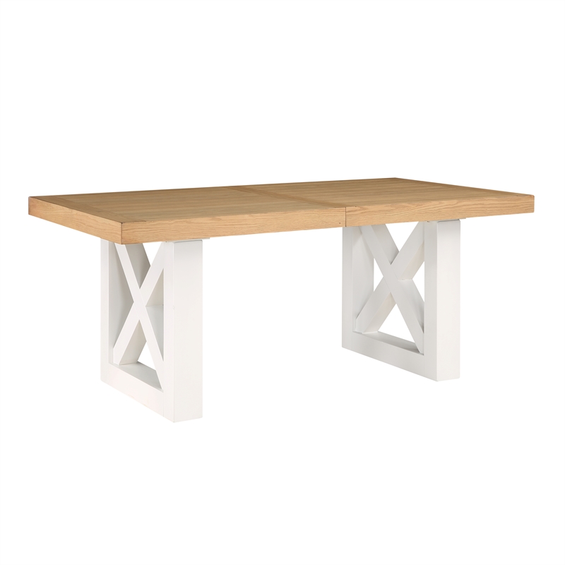 Steve Silver Magnolia Dining Table in Brown