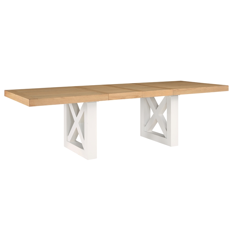 Steve Silver Magnolia Dining Table in Brown