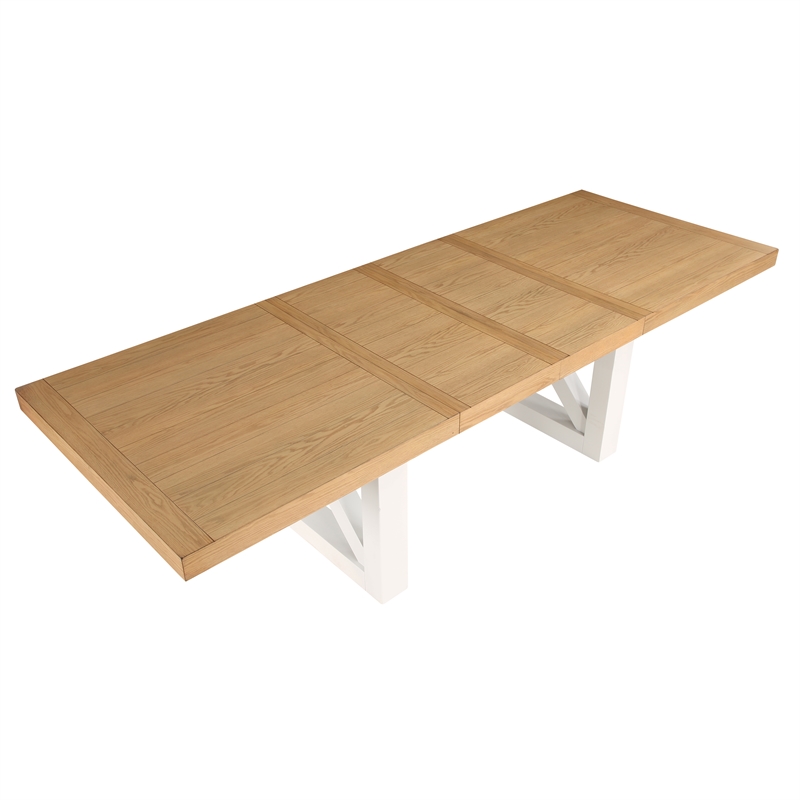 Steve Silver Magnolia Dining Table in Brown