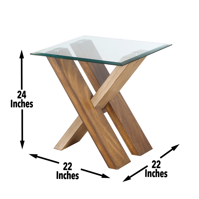 Steve Silver Tasha 3PC Coffee & End Table Set in Brown