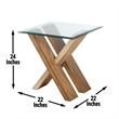 Steve Silver Tasha 3PC Coffee & End Table Set in Brown