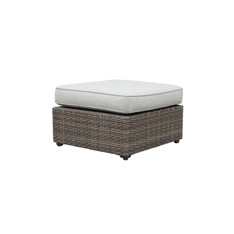 Steve Silver Tamyra 5PC Outdoor Sectional Sofa Set in Tan