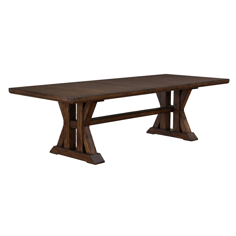 Steve Silver Auburn 5pc Dining Set in Brown