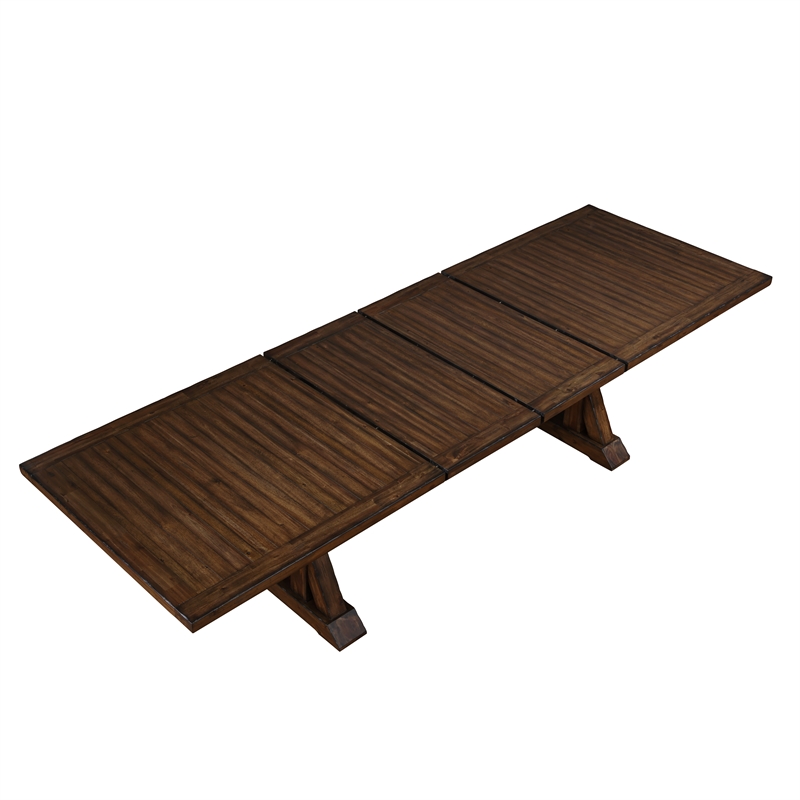 Steve Silver Auburn 5pc Dining Set in Brown