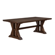 Steve Silver Auburn 7-Piece Dining Set in Brown