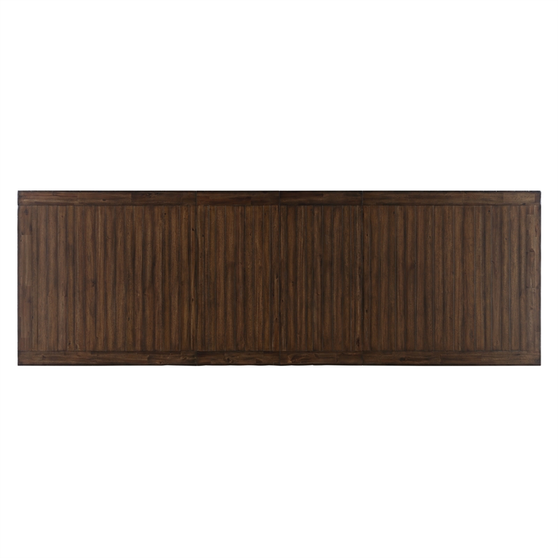 Steve Silver Auburn 7-Piece Dining Set in Brown