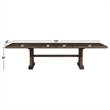 Steve Silver Auburn 7-Piece Dining Set in Brown