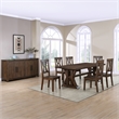 Steve Silver Auburn 7-Piece Dining Set in Brown