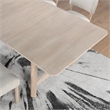 Steve Silver Gabby 5-Piece Dining Set (Table 4 Side Chairs) in Brown