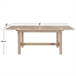 Steve Silver Gabby 5-Piece Dining Set (Table 4 Side Chairs) in Brown