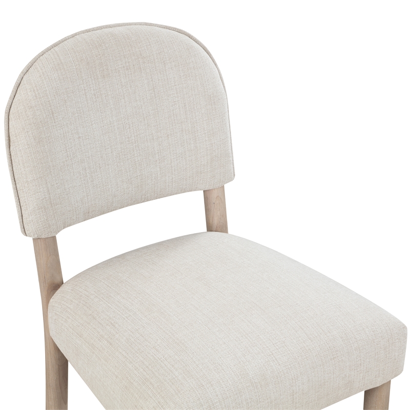 Steve Silver Gabby 7-Piece Dining Set (Table 6 Side Chairs) in Brown
