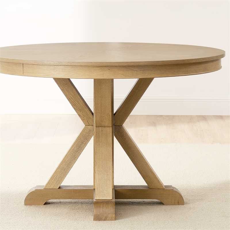 Steve Silver Rylie Dining Table in Natural Finish