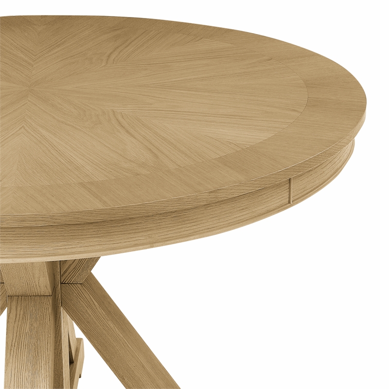 Steve Silver Rylie Dining Table in Natural Finish