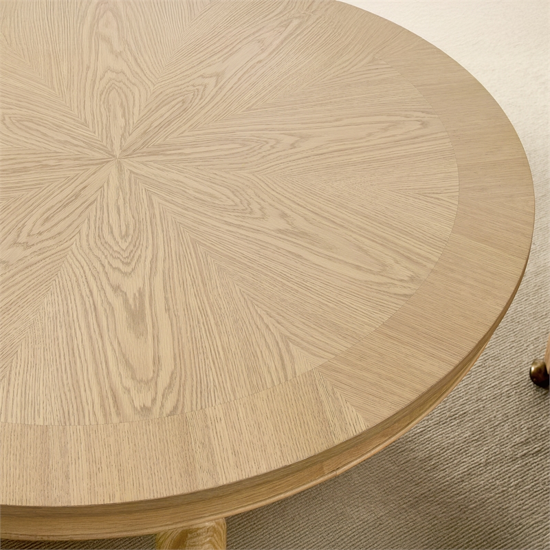 Steve Silver Rylie Dining Table in Natural Finish