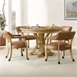 Steve Silver Rylie Dining Table with Game Top in Natural Finish