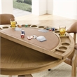 Steve Silver Rylie Dining Table with Game Top in Natural Finish