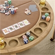 Steve Silver Rylie Dining Table with Game Top in Natural Finish