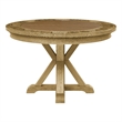 Steve Silver Rylie Dining Table with Game Top in Natural Finish