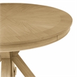 Steve Silver Rylie Dining Table & 4 Captains Chairs in Natural/Camel