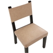Steve Silver Aubrey 7pc Dining Set w/ Upholstery Chair in Black
