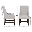Steve Silver Auburn 7pc Dining Set w/ Arm Chairs in Brown